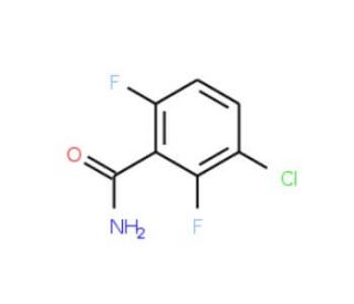 3-Chloro-2,6-difluorobenzamide (CAS 261762-41-8) - chemical structure image