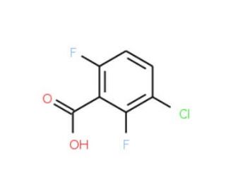 3-Chloro-2,6-difluorobenzoic acid (CAS 225104-76-7) - chemical structure image
