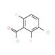 3-Chloro-2,6-difluorobenzoyl chloride (CAS 261762-43-0) - chemical structure image