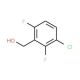 3-Chloro-2,6-difluorobenzyl alcohol (CAS 252004-35-6) - chemical structure image