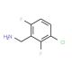 3-Chloro-2,6-difluorobenzylamine (CAS 261762-46-3) - chemical structure image
