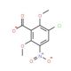 3-Chloro-2,6-dimethoxy-5-nitrobenzoic acid (CAS 175135-56-5) - chemical structure image