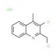 3-chloro-2-(chloromethyl)-4-methylquinoline hydrochloride (CAS 37781-33-2) - chemical structure image