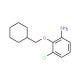 3-Chloro-2-(cyclohexylmethoxy)aniline - chemical structure image