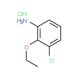 3-Chloro-2-ethoxyaniline hydrochloride - chemical structure image