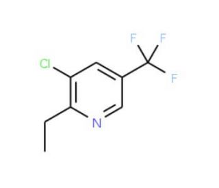 3-Chloro-2-ethyl-5-(trifluoromethyl)pyridine (CAS 303147-84-4) - chemical structure image