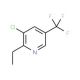 3-Chloro-2-ethyl-5-(trifluoromethyl)pyridine (CAS 303147-84-4) - chemical structure image