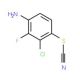 3-Chloro-2-fluoro-4-thiocyanatoaniline (CAS 329926-78-5) - chemical structure image