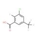 3-Chloro-2-fluoro-5-(trifluoromethyl)benzoic acid (CAS 129931-45-9) - chemical structure image