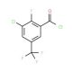 3-Chloro-2-fluoro-5-(trifluoromethyl)benzoyl chloride (CAS 261763-03-5) - chemical structure image