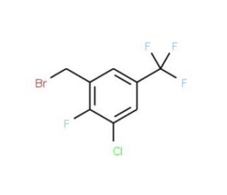 3-Chloro-2-fluoro-5-(trifluoromethyl)benzyl bromide - chemical structure image