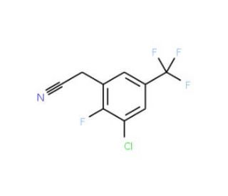 3-Chloro-2-fluoro-5-(trifluoromethyl)-phenylacetonitrile - chemical structure image