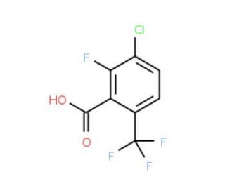 3-Chloro-2-fluoro-6-(trifluoromethyl)benzoic acid (CAS 186517-41-9) - chemical structure image