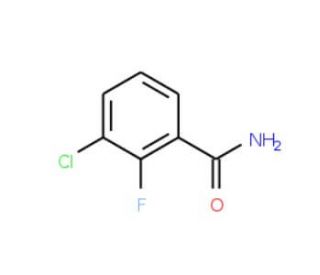 3-Chloro-2-fluorobenzamide (CAS 104326-94-5) - chemical structure image