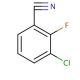3-Chloro-2-fluorobenzonitrile (CAS 94087-40-8) - chemical structure image