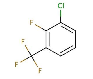 3-Chloro-2-fluorobenzotrifluoride - chemical structure image