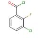 3-Chloro-2-fluorobenzoyl chloride (CAS 85345-76-2) - chemical structure image