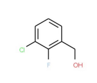 3-Chloro-2-fluorobenzyl alcohol (CAS 261723-30-2) - chemical structure image