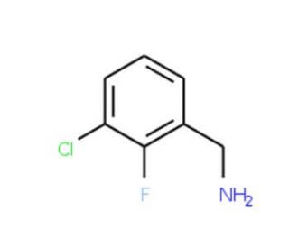 3-Chloro-2-fluorobenzylamine (CAS 72235-55-3) - chemical structure image