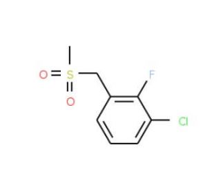 3-Chloro-2-fluorobenzylmethylsulfone - chemical structure image