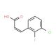 3-Chloro-2-fluorocinnamic acid - chemical structure image