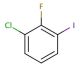 3-Chloro-2-fluoroiodobenzene (CAS 72373-82-1) - chemical structure image