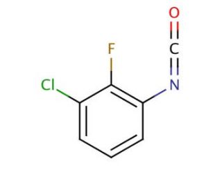 3-Chloro-2-fluorophenyl isocyanate (CAS 69922-25-4) - chemical structure image