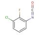 3-Chloro-2-fluorophenyl isocyanate (CAS 69922-25-4) - chemical structure image