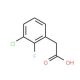 3-Chloro-2-fluorophenylacetic acid (CAS 261762-96-3) - chemical structure image