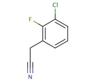 3-Chloro-2-fluorophenylacetonitrile - chemical structure image