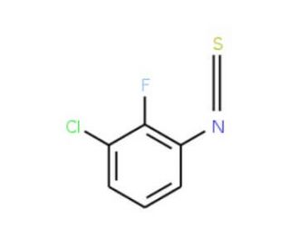 3-Chloro-2-fluorophenylisothiocyanate (CAS 68034-69-5) - chemical structure image
