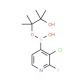 3-Chloro-2-fluoropyridine-4-boronic acid pinacol ester (CAS 1073353-71-5) - chemical structure image