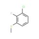 3-Chloro-2-fluorothioanisole (CAS 214057-24-6) - chemical structure image