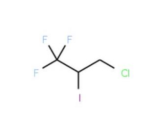 3-Chloro-2-iodo-1,1,1-trifluoropropane (CAS 113402-77-0) - chemical structure image