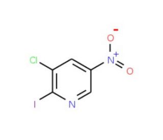 3-Chloro-2-iodo-5-nitropyridine - chemical structure image