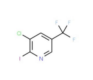 3-Chloro-2-iodo-5-trifluoromethylpyridine (CAS 134161-12-9) - chemical structure image
