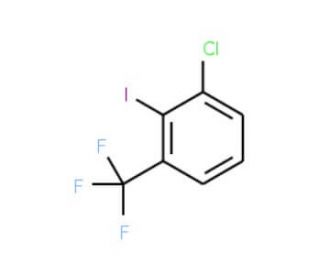 3-Chloro-2-iodobenzotrifluoride (CAS 203626-41-9) - chemical structure image