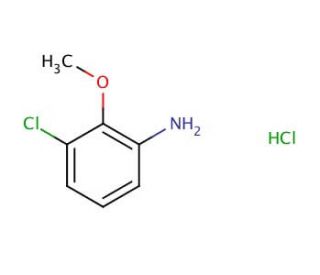 3-Chloro-2-methoxyaniline hydrochloride - chemical structure image