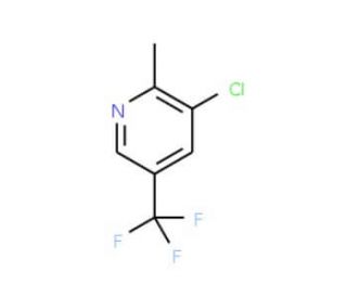 3-Chloro-2-methyl-5-trifluoromethylpyridine (CAS 175227-30-2) - chemical structure image