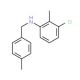 3-Chloro-2-methyl-N-(4-methylbenzyl)aniline - chemical structure image