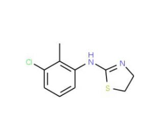 (3-Chloro-2-methyl-phenyl)-(4,5-dihydro-thiazol-2-yl)-amine (CAS 36318-59-9) - chemical structure image