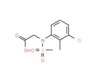 [(3-Chloro-2-methyl-phenyl)-methanesulfonyl-amino]-acetic acid - chemical structure image