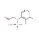 [(3-Chloro-2-methyl-phenyl)-methanesulfonyl-amino]-acetic acid - chemical structure image