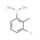 3-Chloro-2-methylphenyboronic acid (CAS 313545-20-9) - chemical structure image