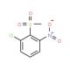 3-Chloro-2-methylsulfonylnitrobenzene - chemical structure image