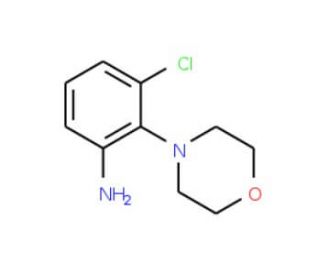3-Chloro-2-morpholin-4-yl-phenylamine (CAS 58785-07-2) - chemical structure image