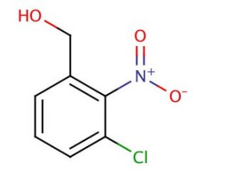 3-Chloro-2-nitrobenzyl alcohol (CAS 77158-86-2) - chemical structure image