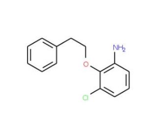 3-Chloro-2-(phenethyloxy)aniline - chemical structure image