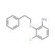 3-Chloro-2-(phenethyloxy)aniline - chemical structure image