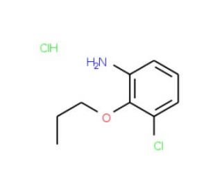 3-Chloro-2-propoxy-phenylamine hydrochloride - chemical structure image